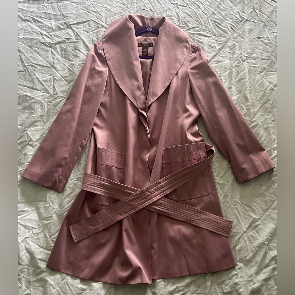 Mandolin Pink Trench Coat